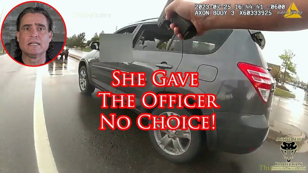 Motorist Inexplicably Pulls Gun On Officer
