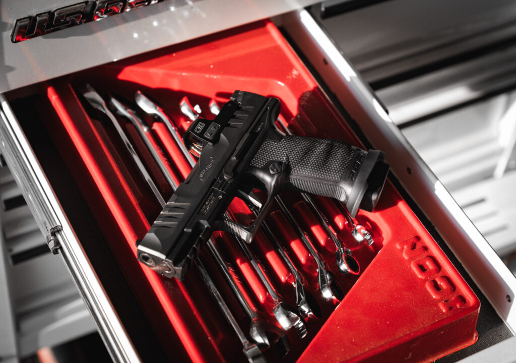 The C&H Precision Walther Direct Mount Optic paired with a Walther PDP F-Series; a collab with Walther Arms from late last year.