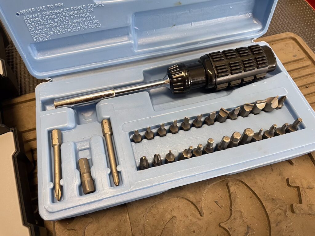 starter set of gunsmith screwdrivers