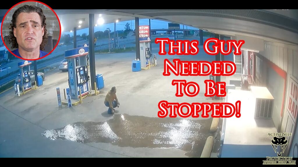 Clerk Has to Stop Unstable Man From Lighting Kerosene Pump On Fire!
