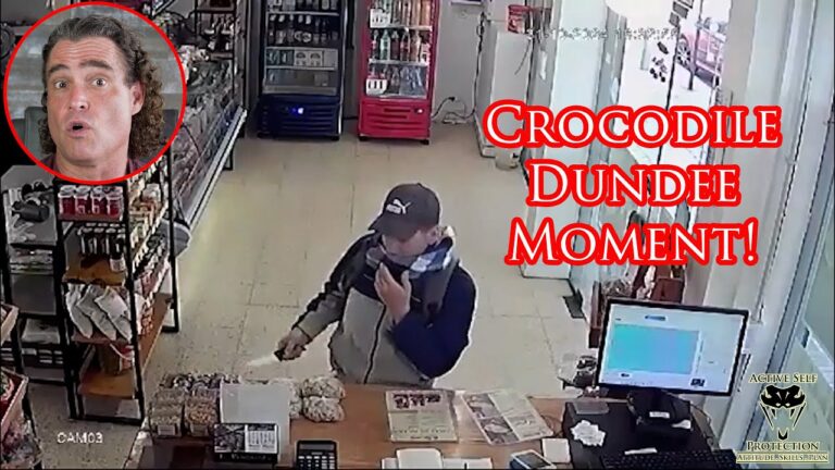 Knife Wielding Robber Not Ready For Prepared Clerk