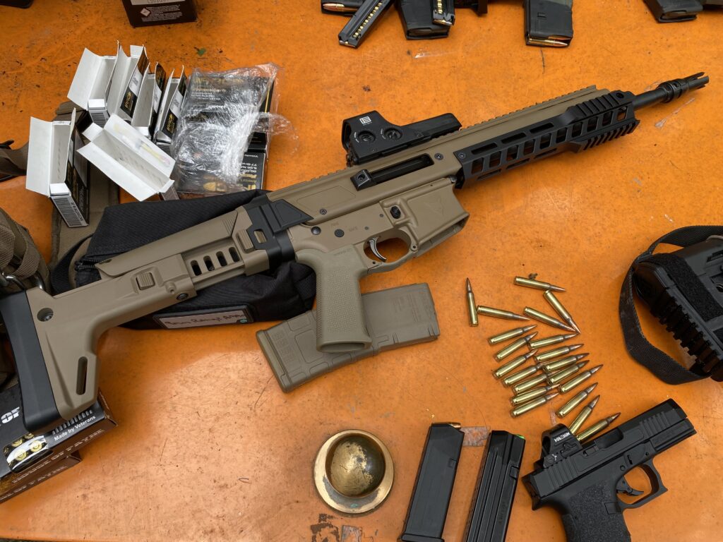 shooting 250 rounds of AAC 77-gr OTM out of the PSA Jackl