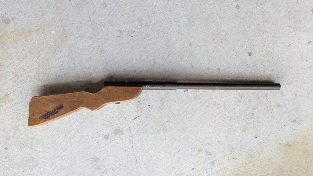 Basic model Richardson Guerilla Gun with crude receiver and barrel