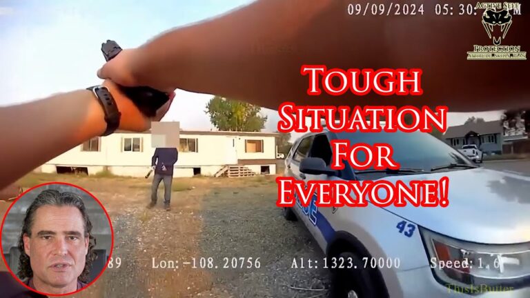 Wyoming Officers Respond To Baseball Bat Wielding Aggressor