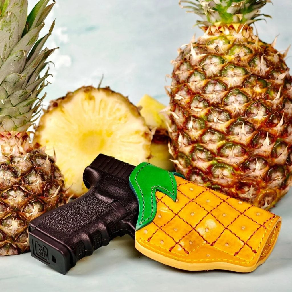 FALCO Launches CarryArt Pineapple and Strawberry Leather Holsters