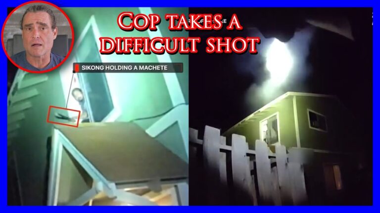 Man Threatening Kids With Machete Meets Switched On Cops | Active Self Protection