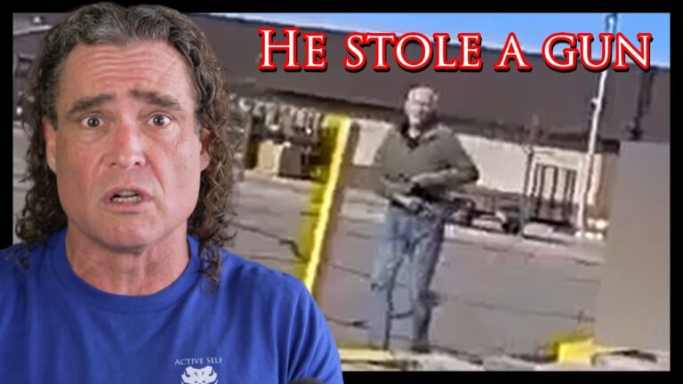 85 Year Old Man Steals A Gun & Draws On A Cop | Active Self Protection